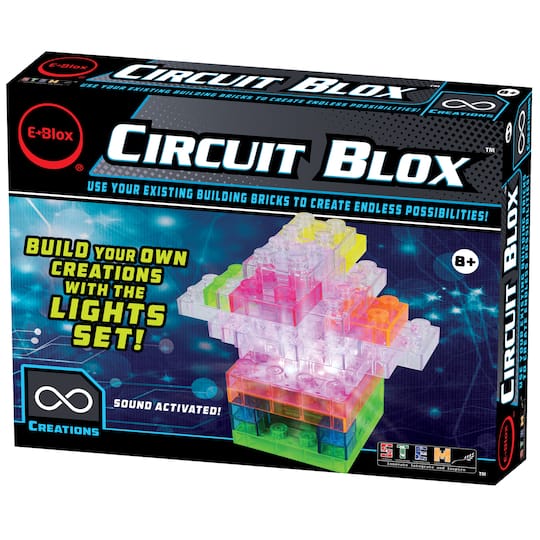 E-Blox&#xAE; Circuit Blox&#x2122; Circuit Board Building Block Lights Set, 32 Pieces